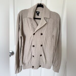 H&M Light Beige Knit Cardigan